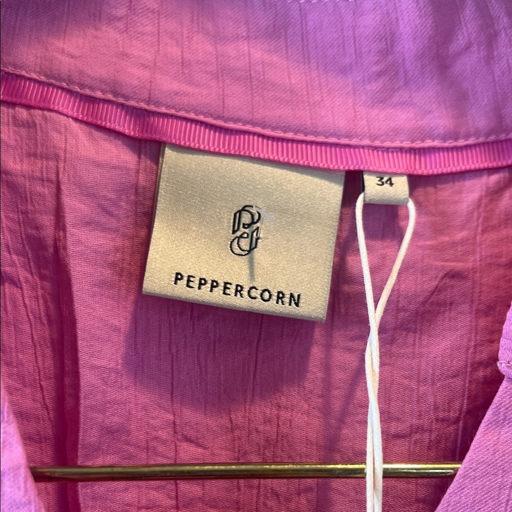 NWT Peppercoen Nabatbanzi Shocking Pink Midi Dress - Picture 7 of 10